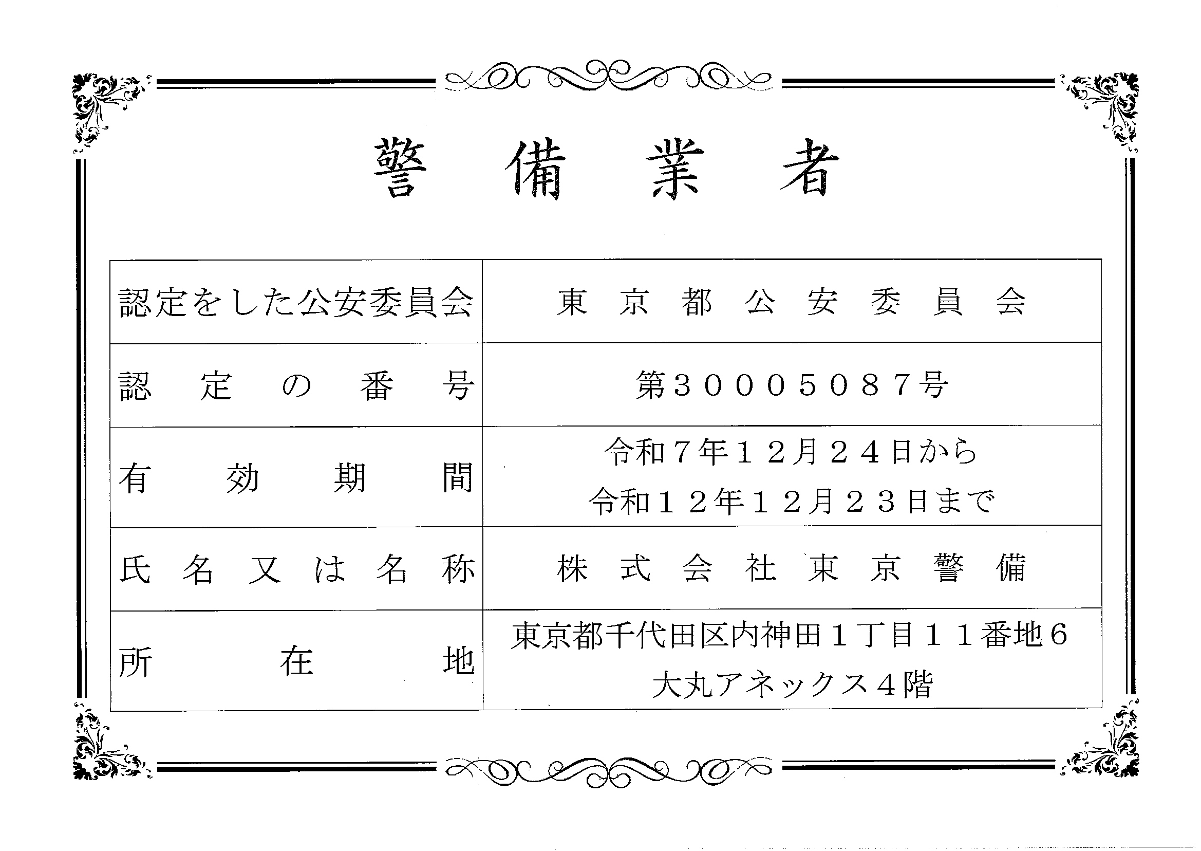 certification