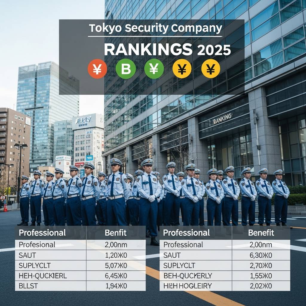 東京の警備会社ランキング2025：日払いアルバイトの待遇を徹底比較｜株式会社東京警備