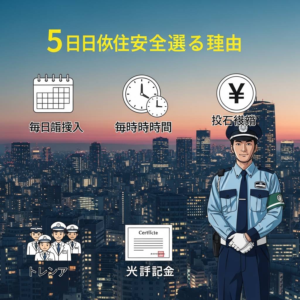 警備業界の裏側：東京で日払いアルバイトを選ぶべき5つの理由｜株式会社東京警備