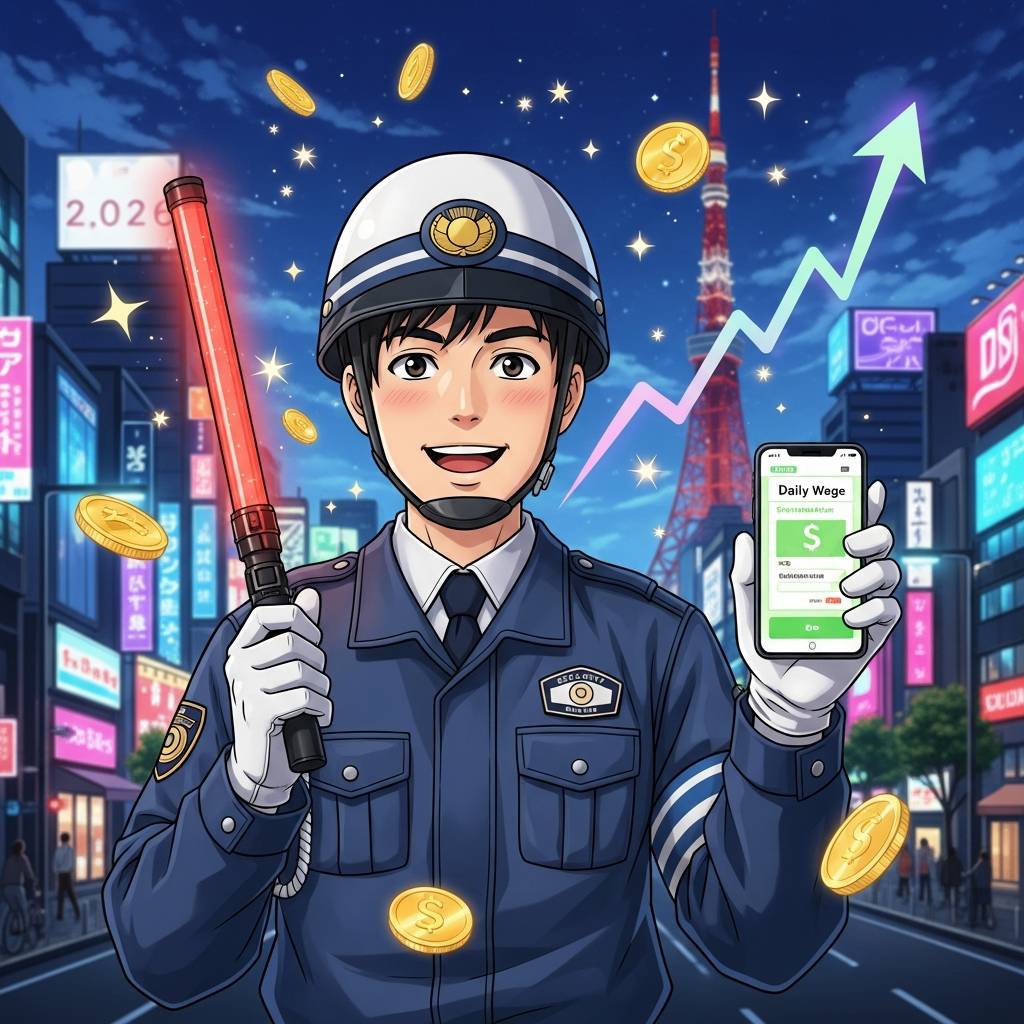 【2026年最新】東京の日払い警備アルバイトで効率よく稼ぐ方法を徹底解説！｜株式会社東京警備