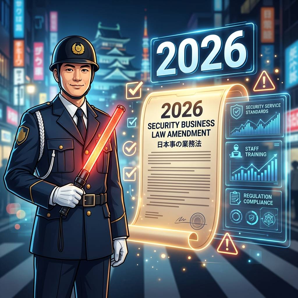 2026年最新版！知らないと損する警備業法改正の重要ポイントまとめ｜株式会社東京警備